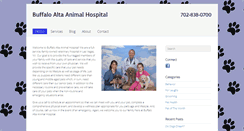Desktop Screenshot of buffaloaltavet.com